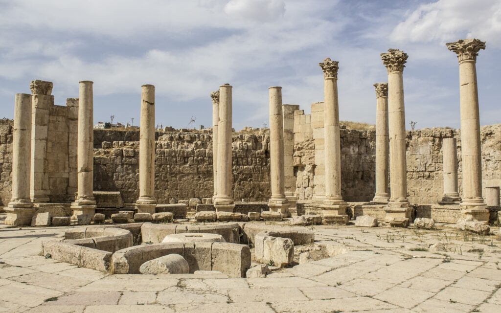 Antické ruiny v Jerash (Dzaras) / Jordansko.sk